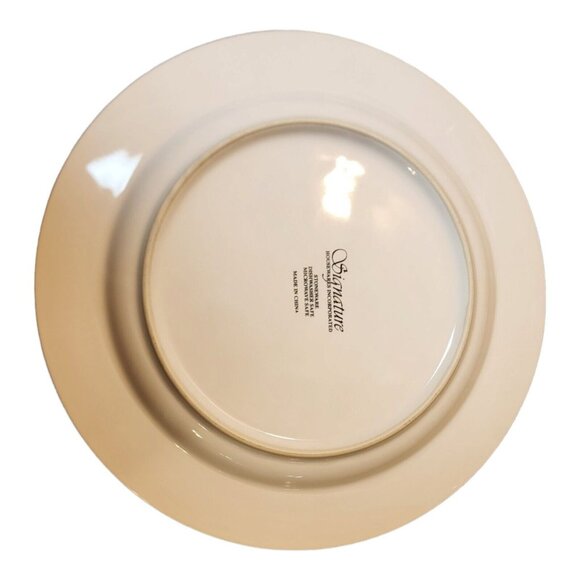 Vintage Signature Housewares Incorporated Stoneware Holiday Classic Santa Plate - Picture 4 of 4